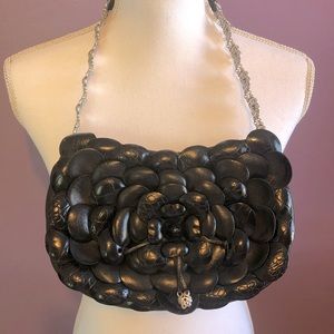 Brighton Purse Floral Design Silver Handle EUC